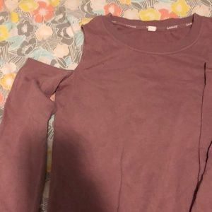 Open shoulder garage top!